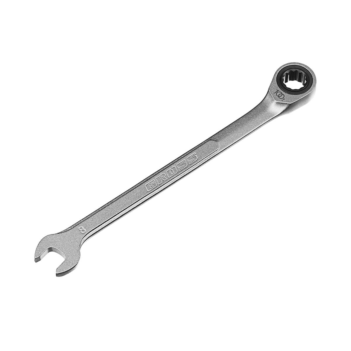 Ключ комбинированный трещоточный 8 мм (1/100) "gross"