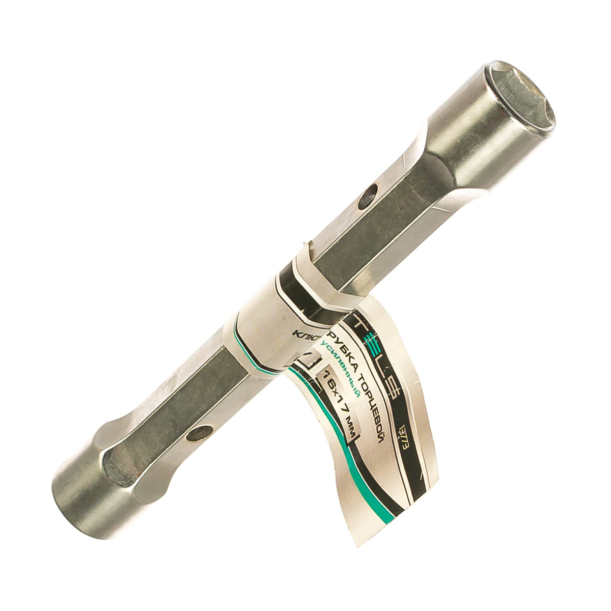 Ключ трубчатый торцевой усиленный 16 х 17 мм (1/100) "stels"