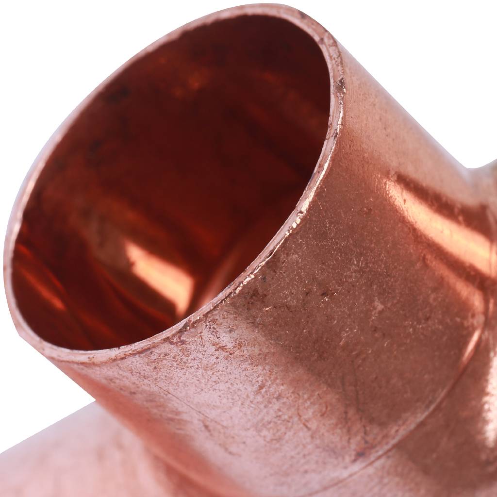 Тройник переходной 28х28х22 мм медный под пайку SANHA 15130282822