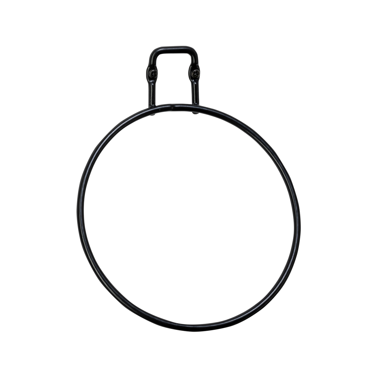 Полотенцедержатель-кольцо "trait" (черный) (1/120) "swensa" brw-19009-04