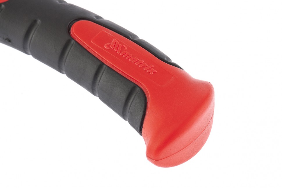 Молоток-гвоздодер мини, боек с магнитом, фибергласовая двухкомпонентная рукоятка, 250 г Matrix (10443)