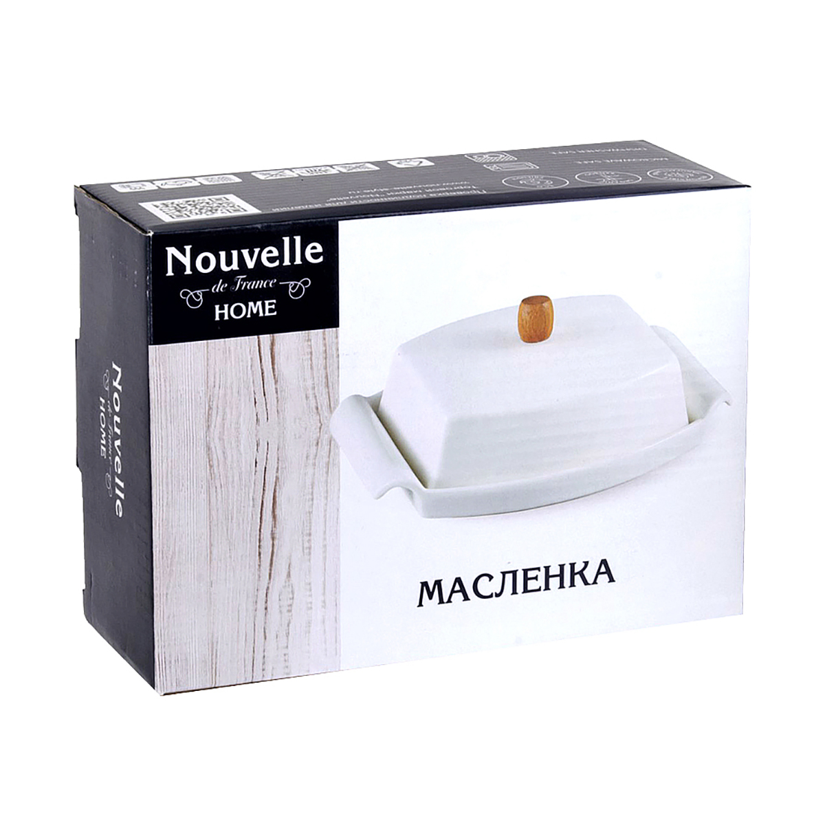 Масленка "naturel" 19*14,5*8 см (1/12) "nouvelle home" 2631019