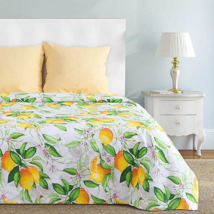 Постельное белье "этель" лимонное утро 1,5 сп. (бязь) (1/7) 4484425
