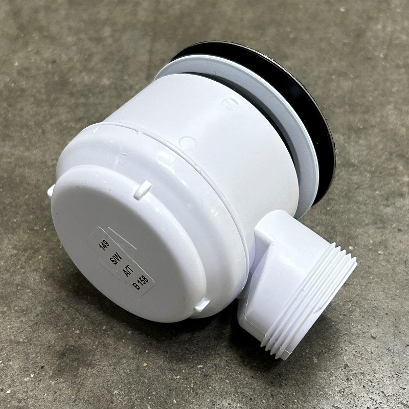 Сифон McALPINE бутылочный для поддона слив 50-75 мм, высота 65 мм, выход 40/50 мм, хром