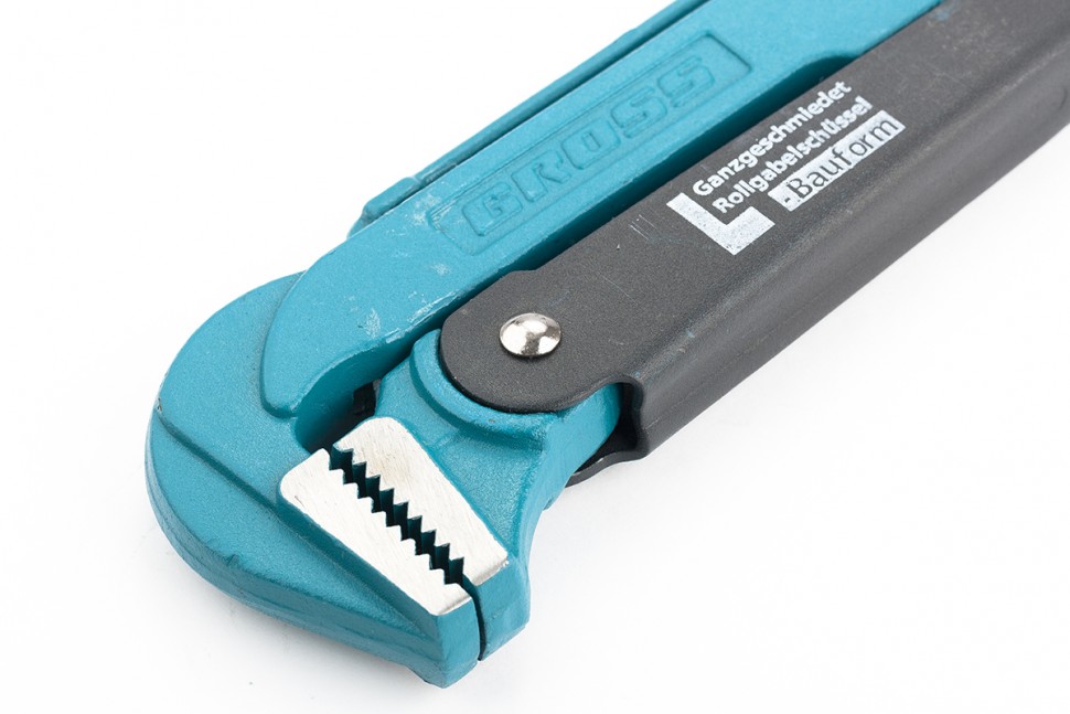 Ключ трубный рычажный 3, №4, цельнокованый, CrV, тип "L" Gross (15606)