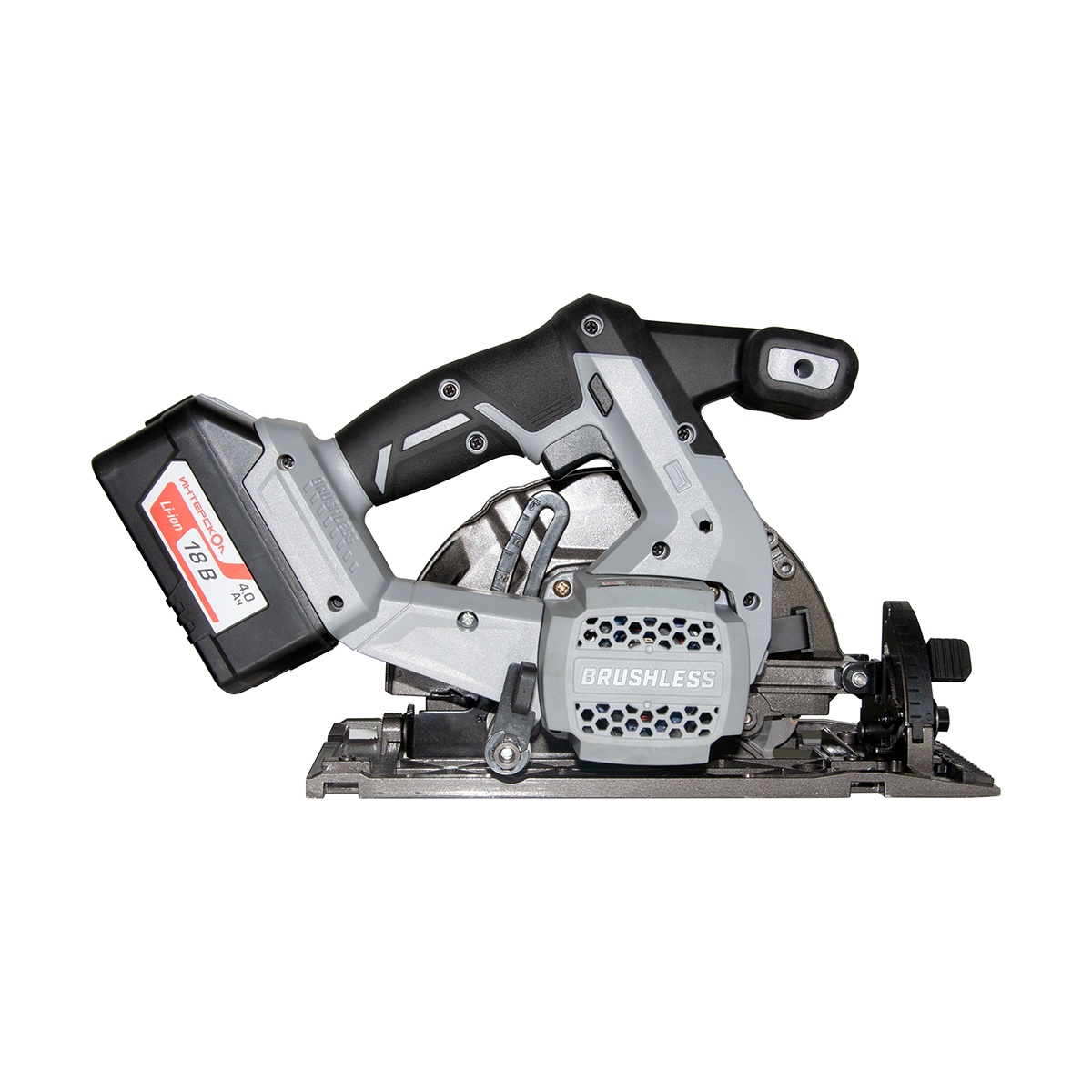 Пила циркулярная (дисковая) аккум. дпа-165/18в (1 аккум., заряд. устр.) (1/2) "интерскол" 577.4.1.70