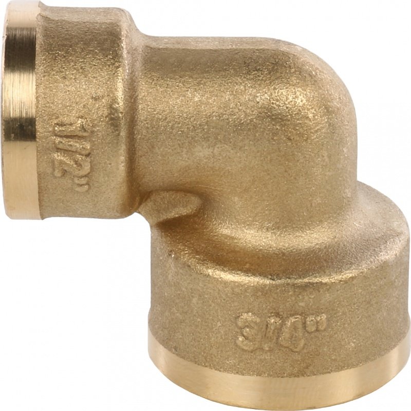 Угол резьбовой редукционный ВР 3/4" х 1/2" латунь STOUT