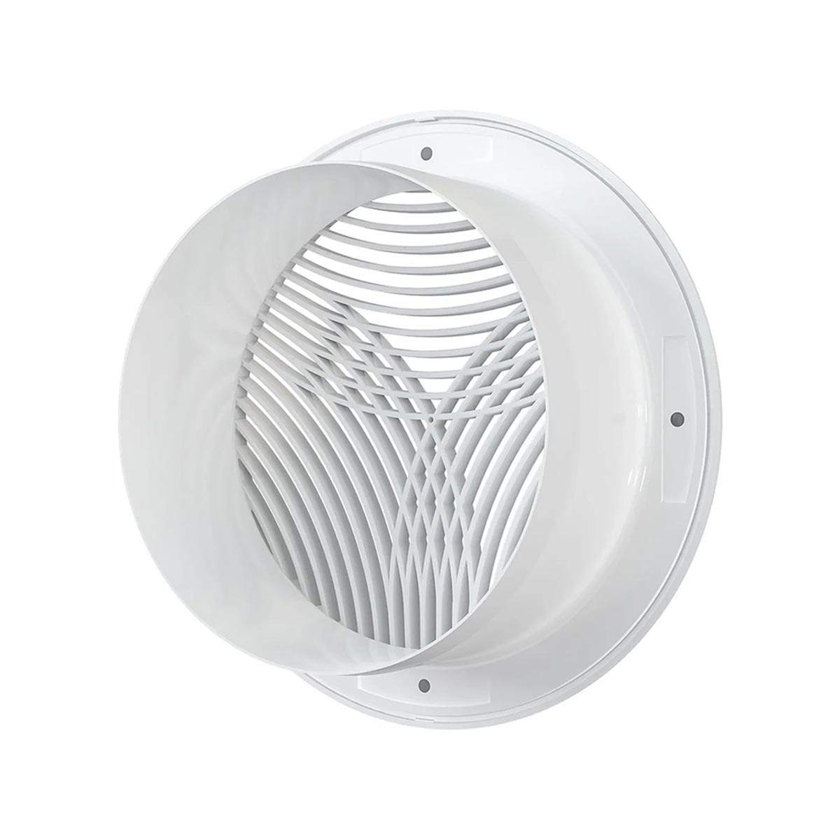 Решетка вентиляц. круглая d164 мм приточно-вытяжная с фланцем d125 abc-пластик (1/14) "эра" 12,5рпкф