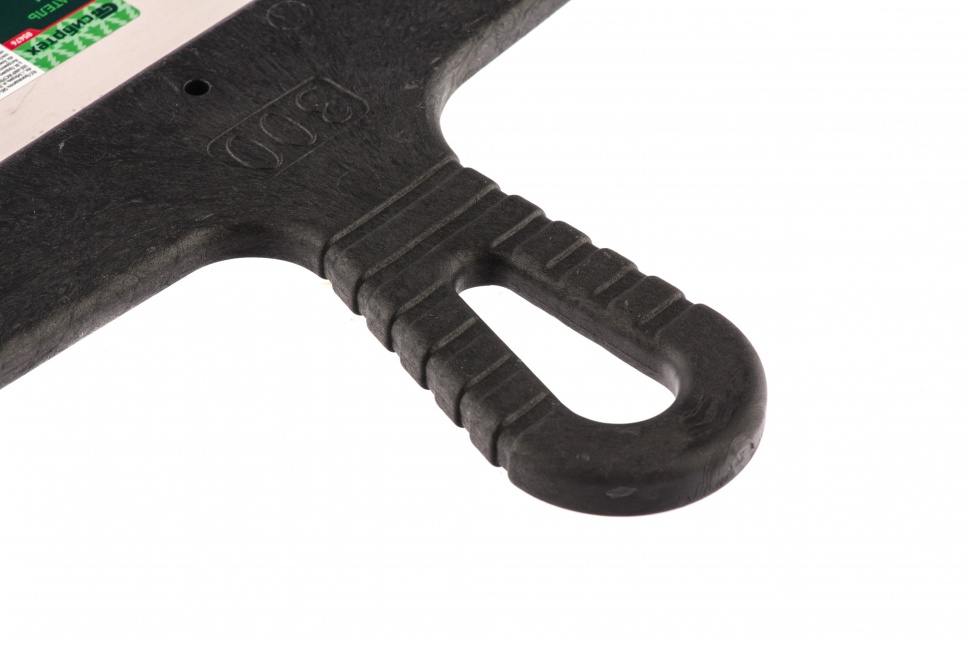 Шпатель из нержавеющей стали, 300 мм, зуб 8 х 8 мм, пластмассовая ручка Сибртех (85476)