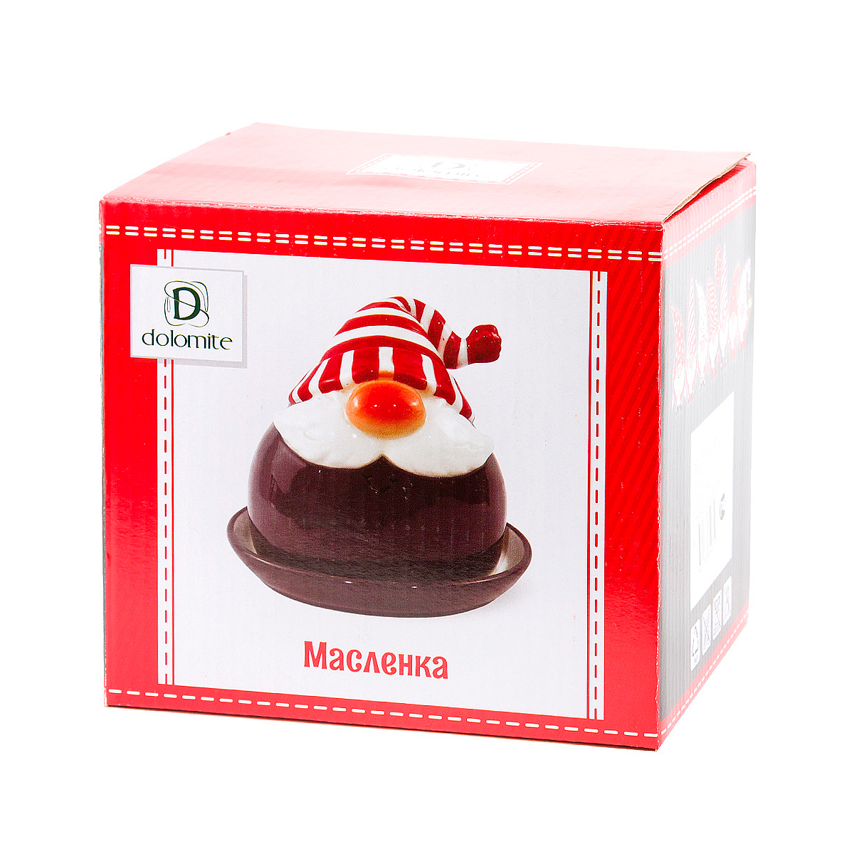 Масленка "сказочные гномы" 16*13*13,5 см, керамика (1/24) "dolomite" n2520885