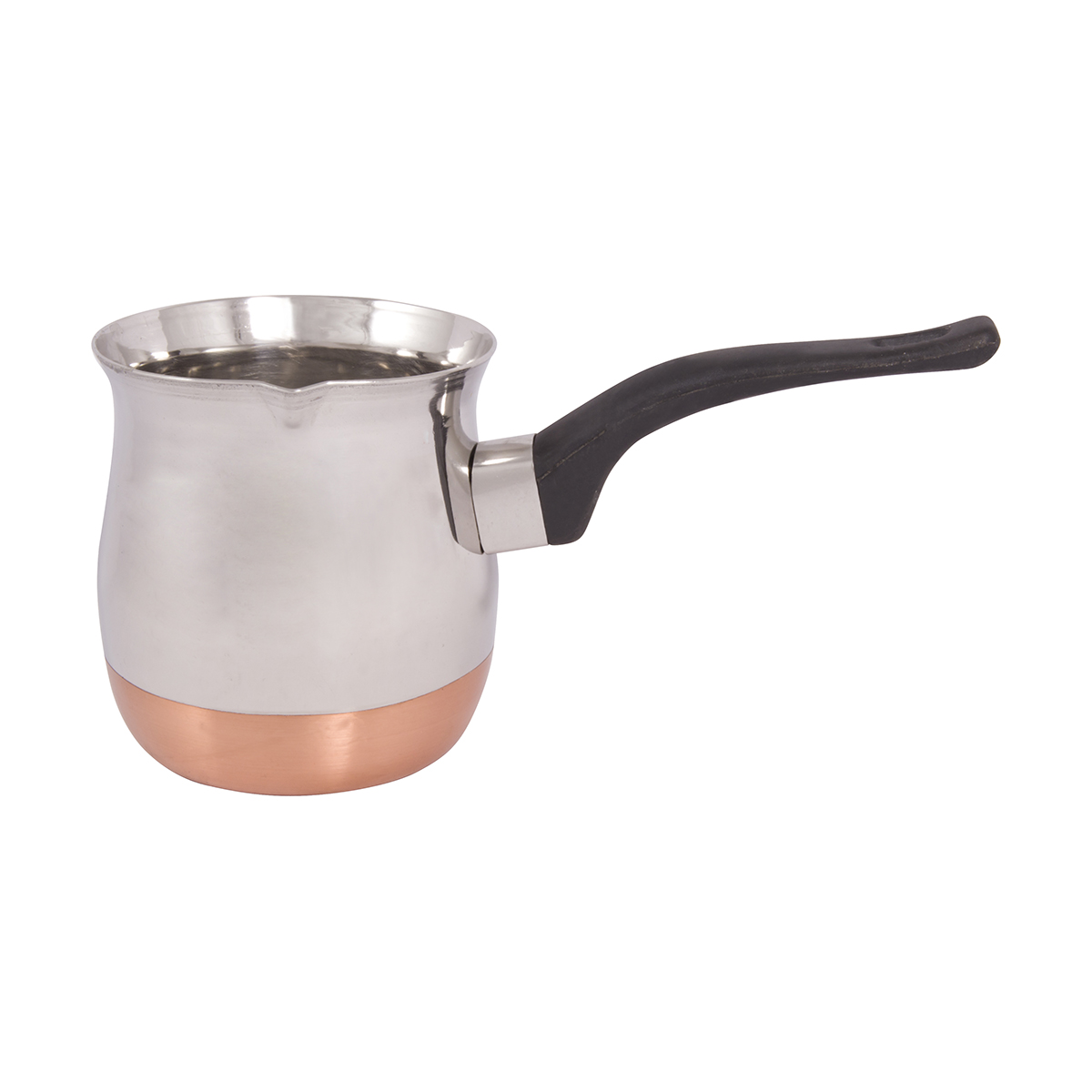 Кофеварка (турка) cw-650c сталь, медное дно 650 мл (1/6/24) "mallony"