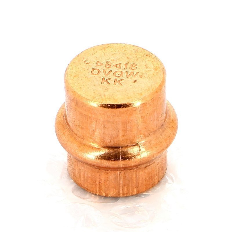 Заглушка пресс 42 медная IBP