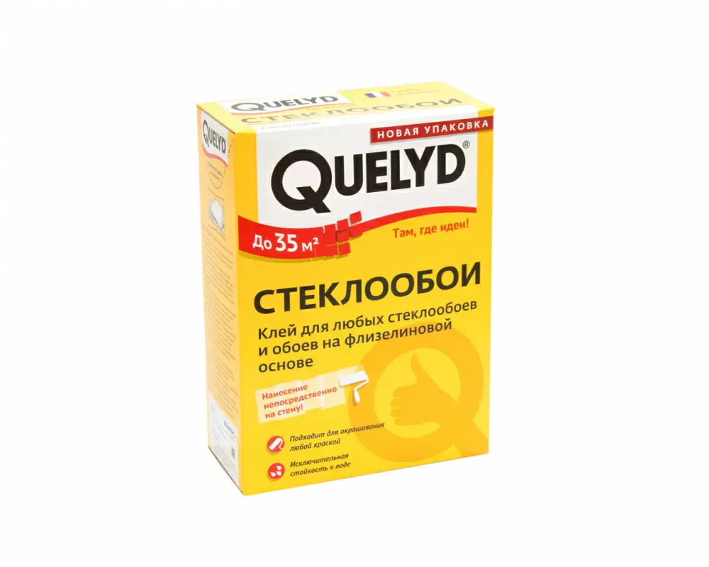 QUELYD СТЕКЛООБОИ клей для стеклообоев (0,5кг)