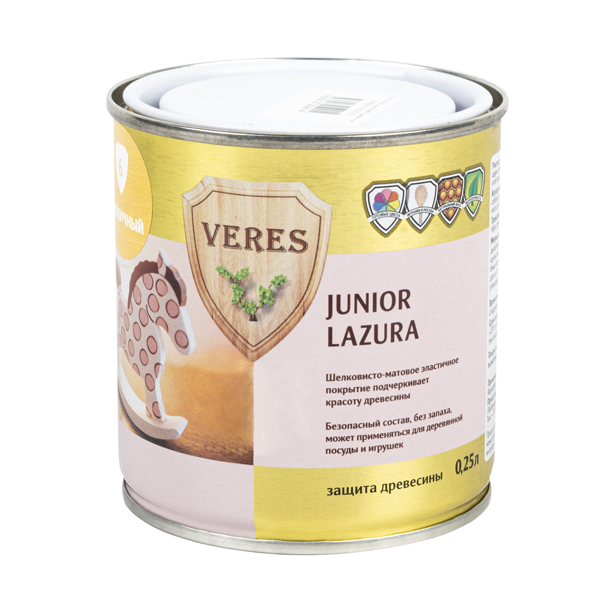 Верес джуниор № 6 пшеничный 0,25 л (1/6) "veres"