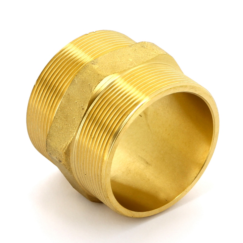 Ниппель резьбовой 2"1/2 (НР) латунь UNI-FITT