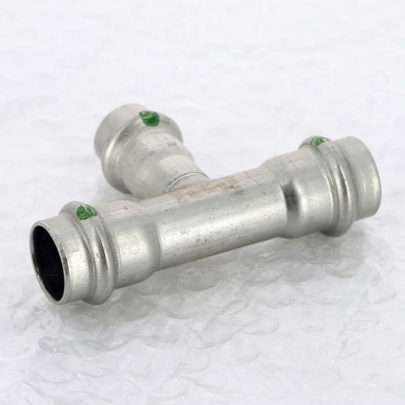 Тройник пресс 18х15х18 нержавеющая сталь Sanpress Inox VIEGA