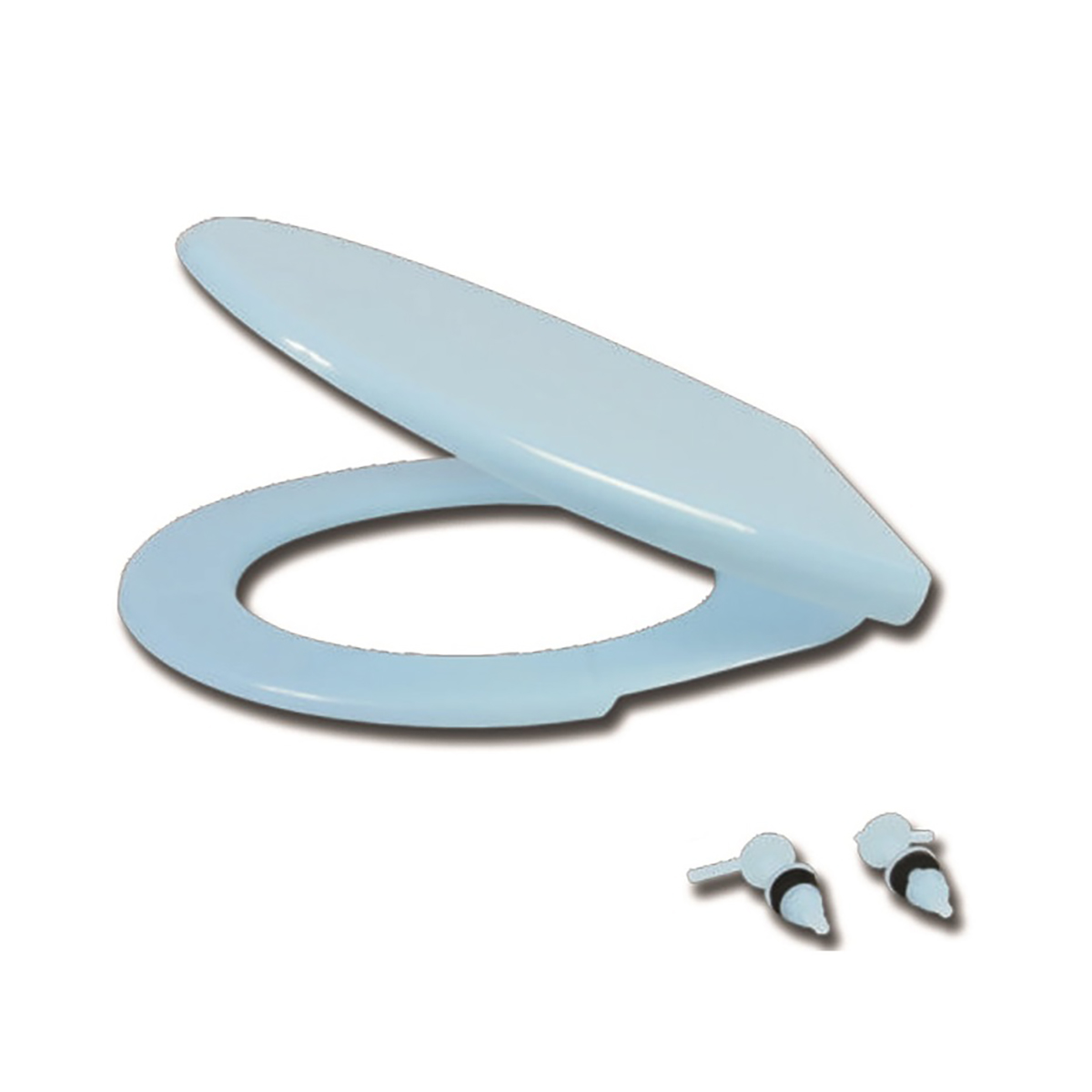 Сиденье для унитаза "виктория" голубой лед (1/15) "вирпласт"