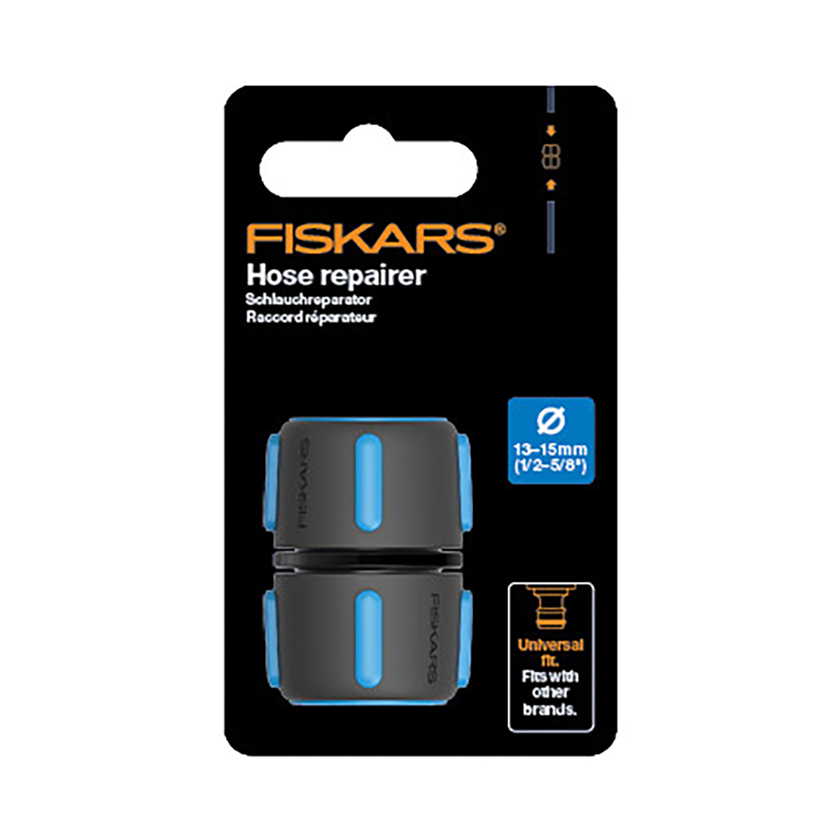 Муфта ремонтная для шланга 1/2"-5/8" (1/10) "fiskars" 1027064