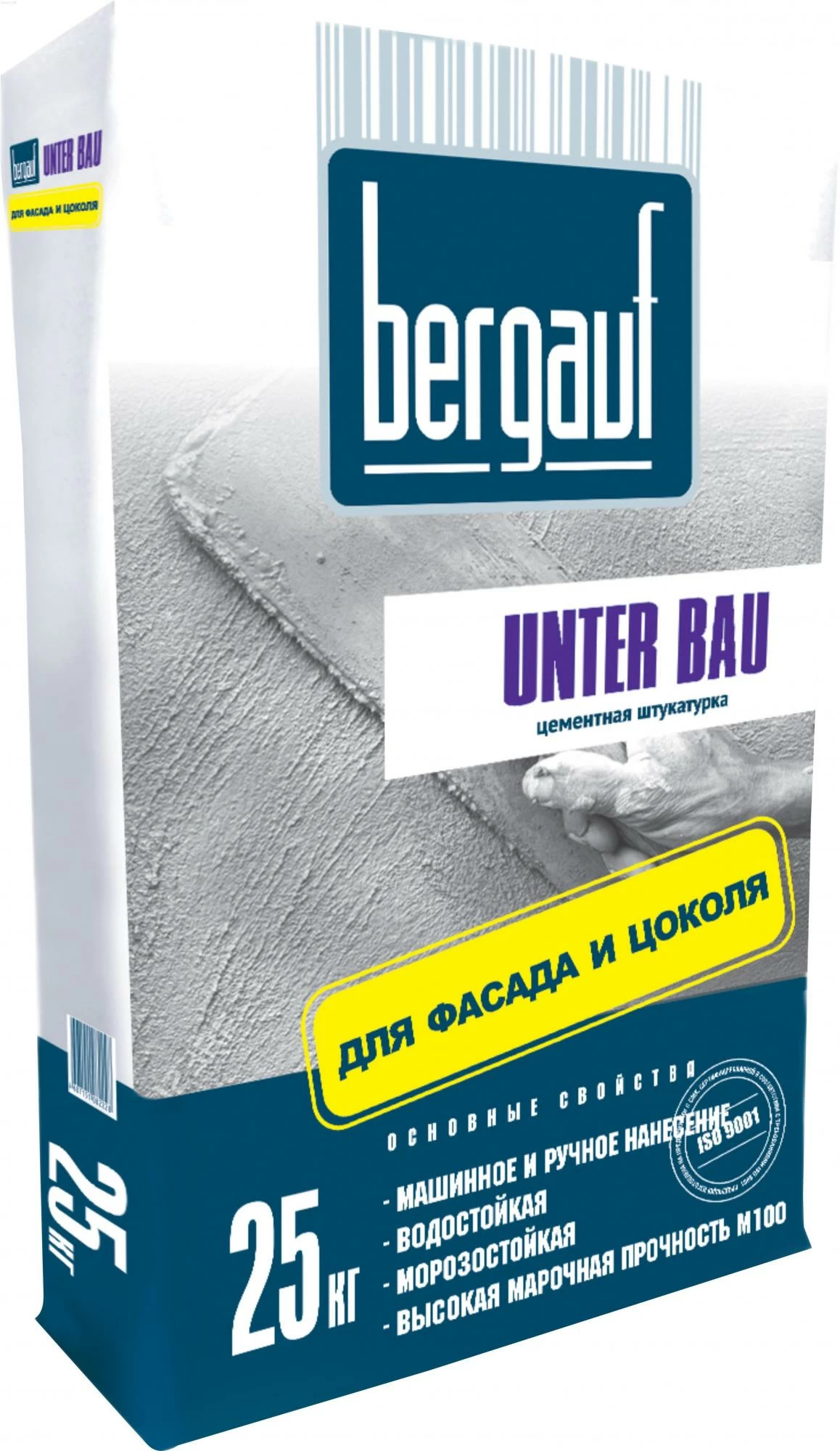 Штукатурка цементная Bergauf Unter Bau, 25 кг