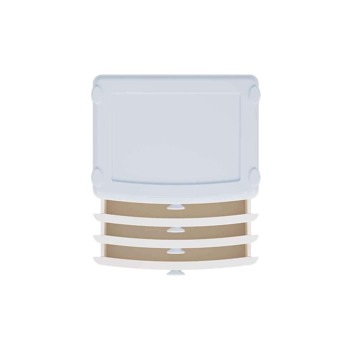 Комод детский "44 котёнка" 4-х секционный широкий (1) "альтернатива"  м7645