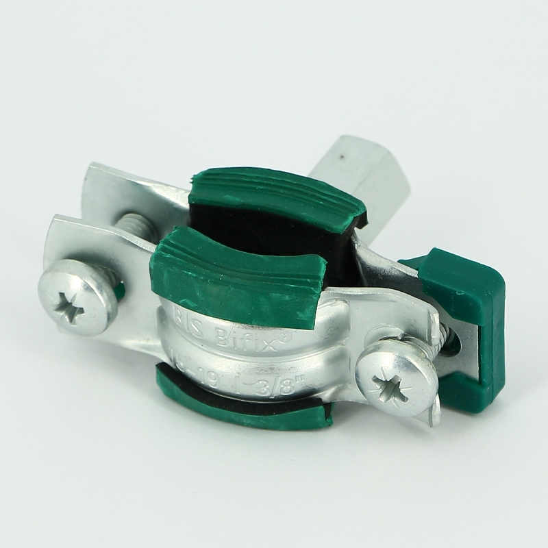 Хомут для труб Walraven Bifix G2 BUP М8/М10 3/8" ( ⌀ 15-19 мм) шумопоглощающий, EPDM, быстрый замок