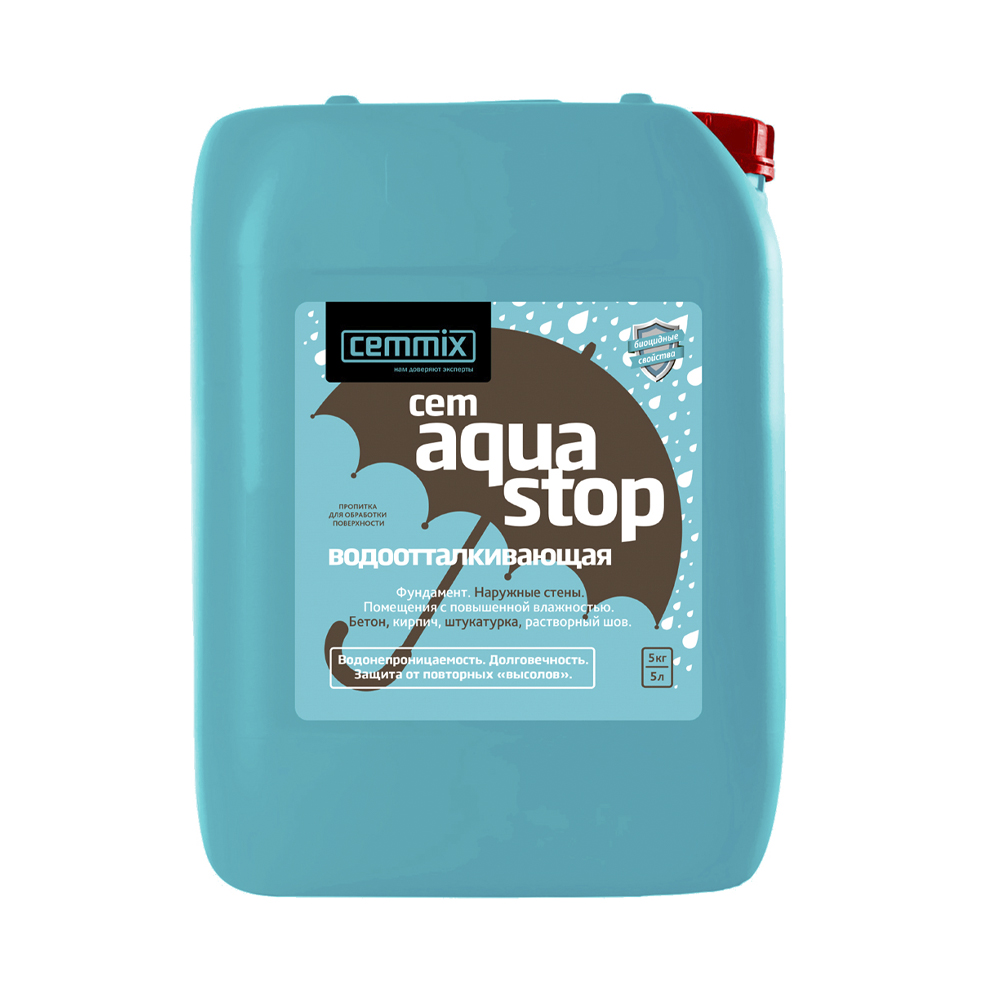 Пропитка водооталкивающая "cemaquastop" 5 л (1/128) "cemmix"