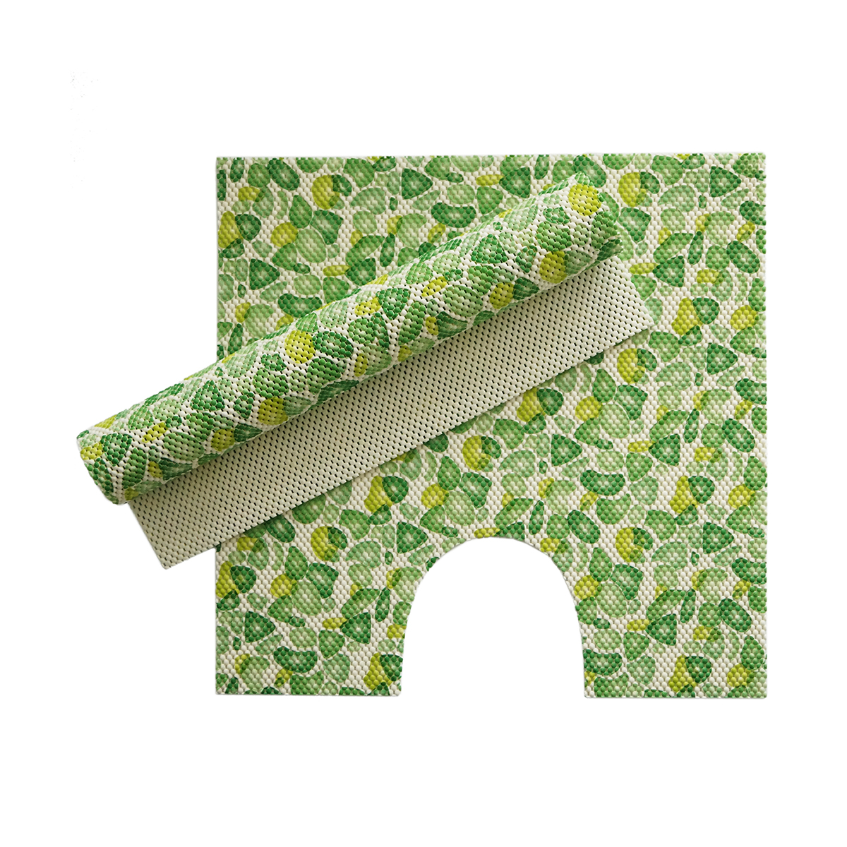 Набор ковриков для ванной v15gr 50*52 + 50*85 см, вспененный пвх (1/20)