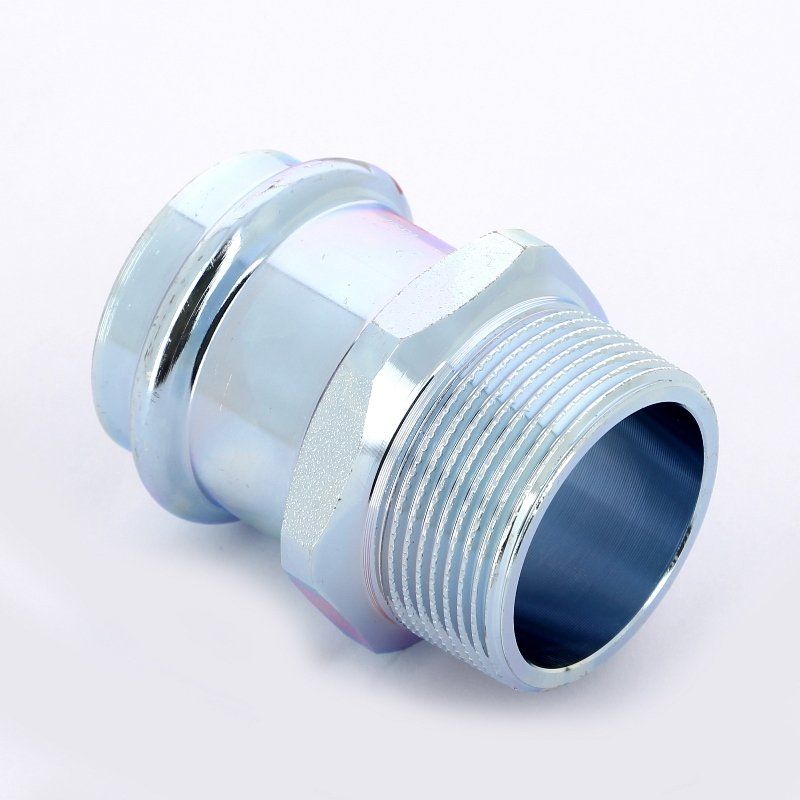 Муфта пресс-Н 42x1"1/2 оцинкованная сталь Prestabo VIEGA