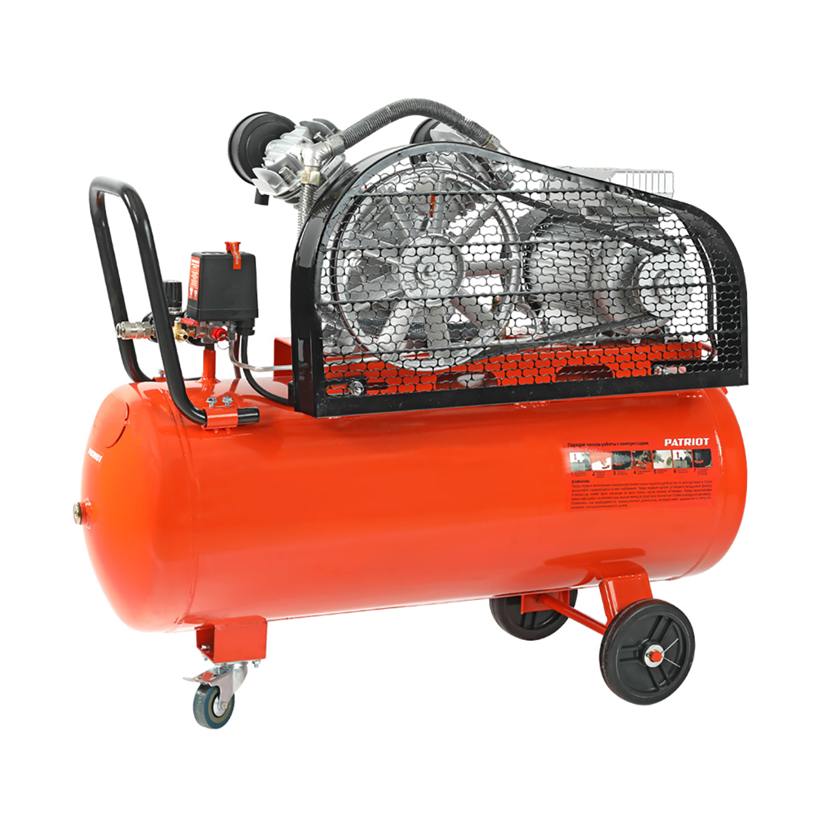 Компрессор поршневой ременной ptr 80-450a (1) "patriot" 525306312