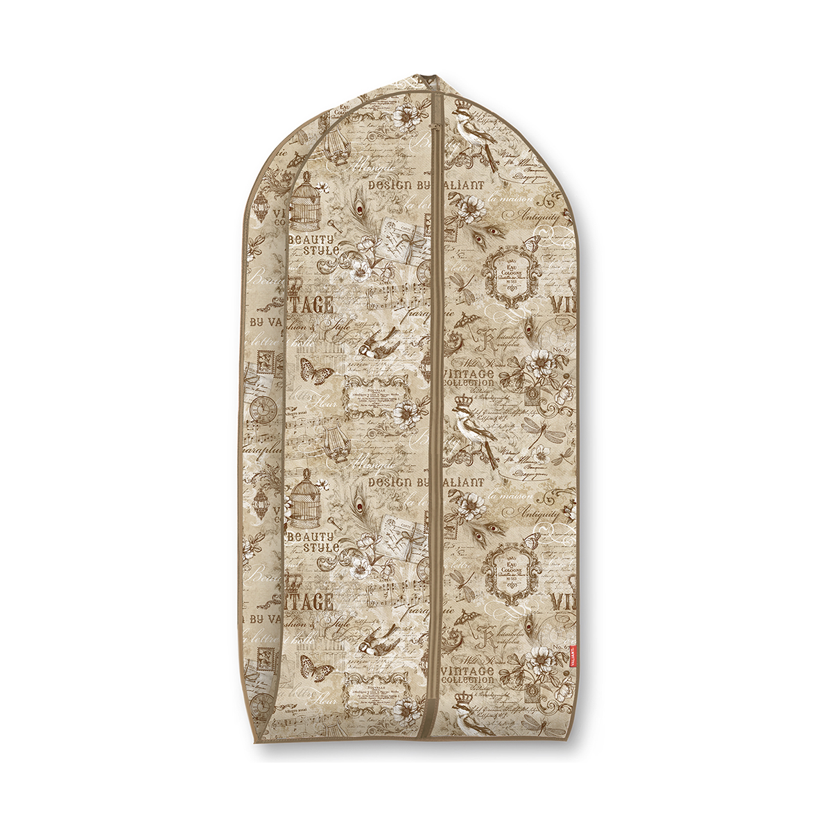 Чехол для одежды объемный "vintage" 60*100*10 см (1/36) "valiant" vn-cv-100