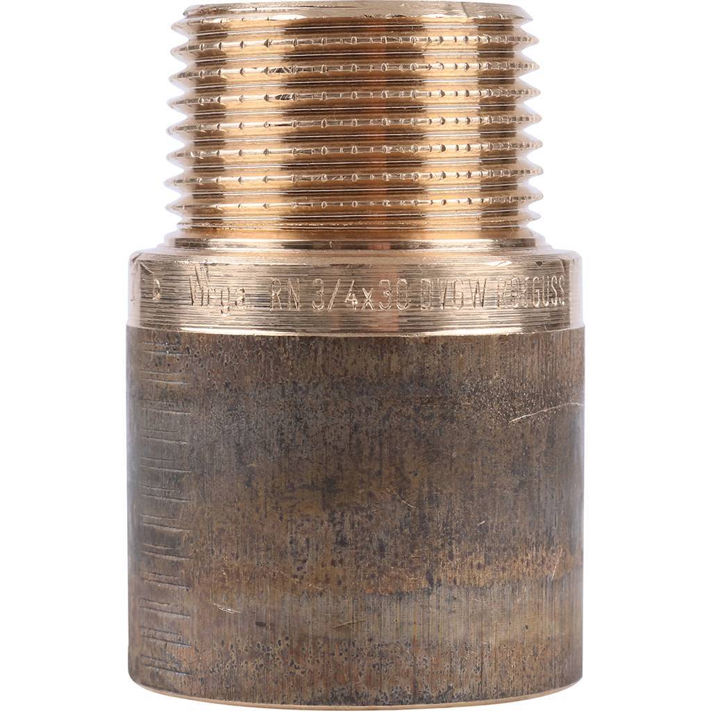 Удлинитель резьбовой 3/4" x 30 мм ВН бронза VIEGA (355043)