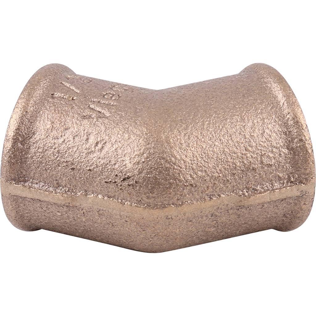 Угол резьбовой 45° (ВР) 1/2" бронза VIEGA (320690)