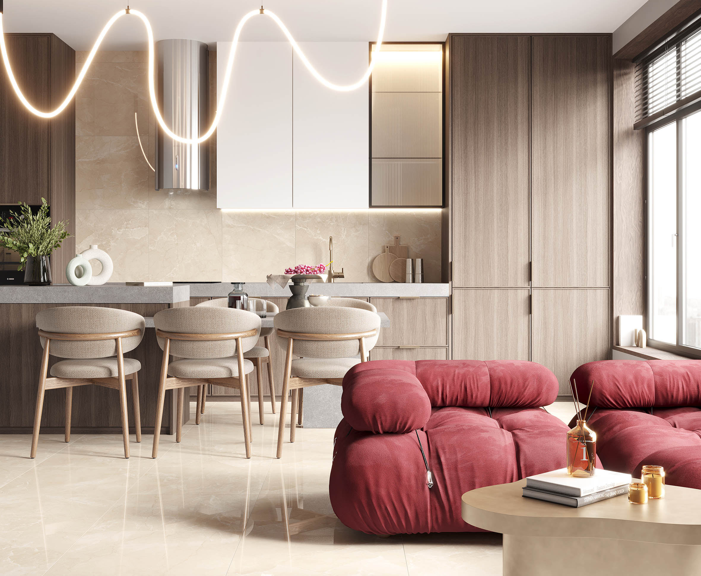 Carnico beige керамогранит бежевый полированный 60x120