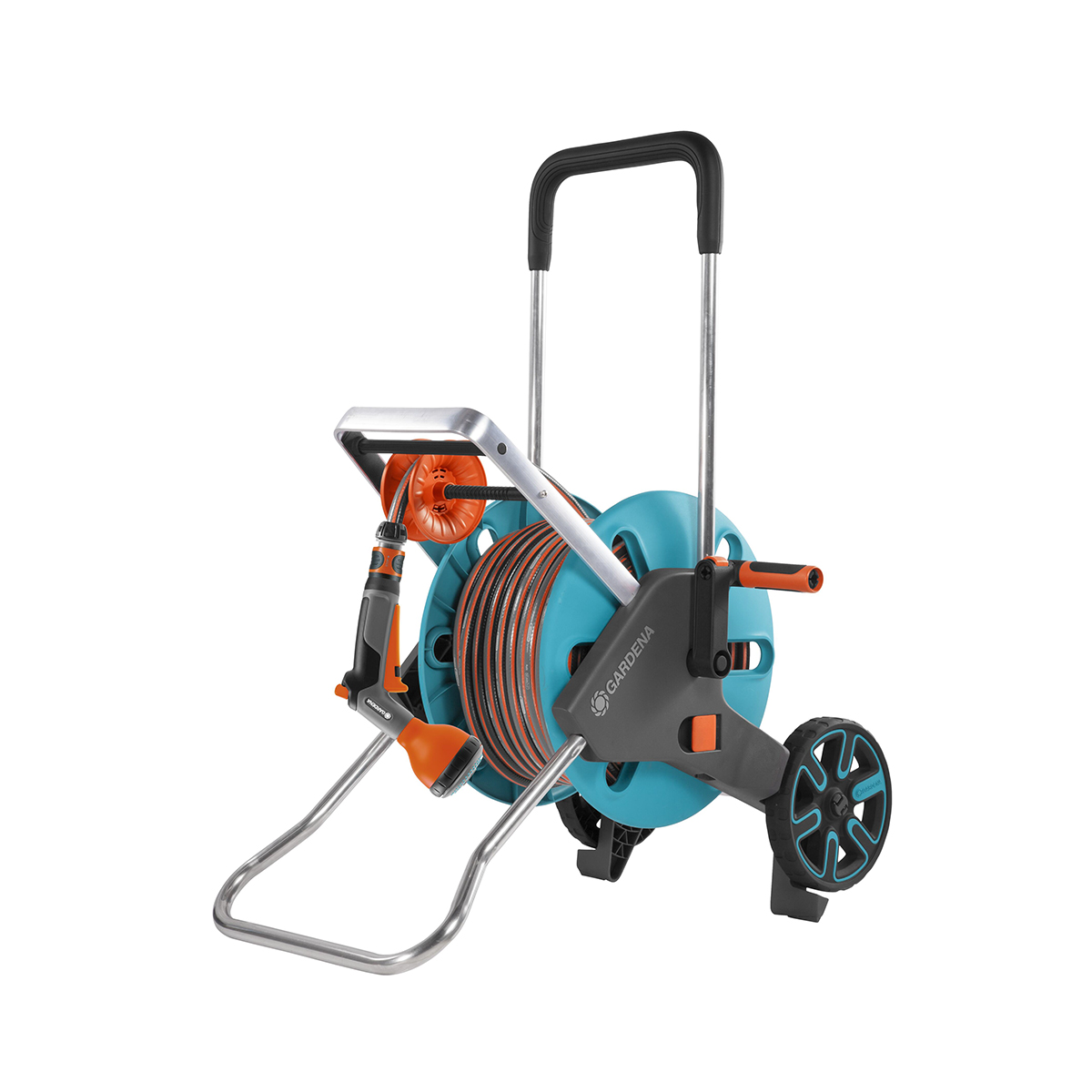 Тележка "cleverroll m easy" с шлангом "flex" 25 м, комплект для полива "gardena" 18517-36.000.00