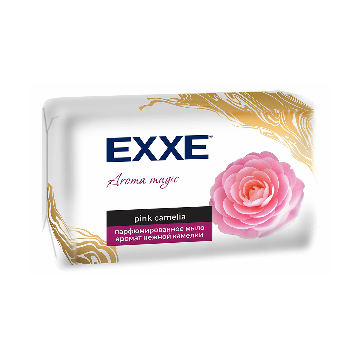 Мыло туалетное парфюмированное "aroma magic" (нежная камелия) 140 г (1/6/48) "exxe"