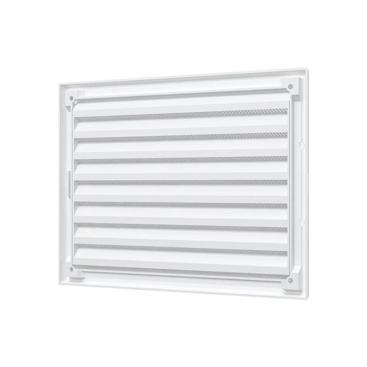 Решетка вентиляц. разъемная с сеткой 200 х 150 мм пласт. (1/60) "эра" 2015rzn