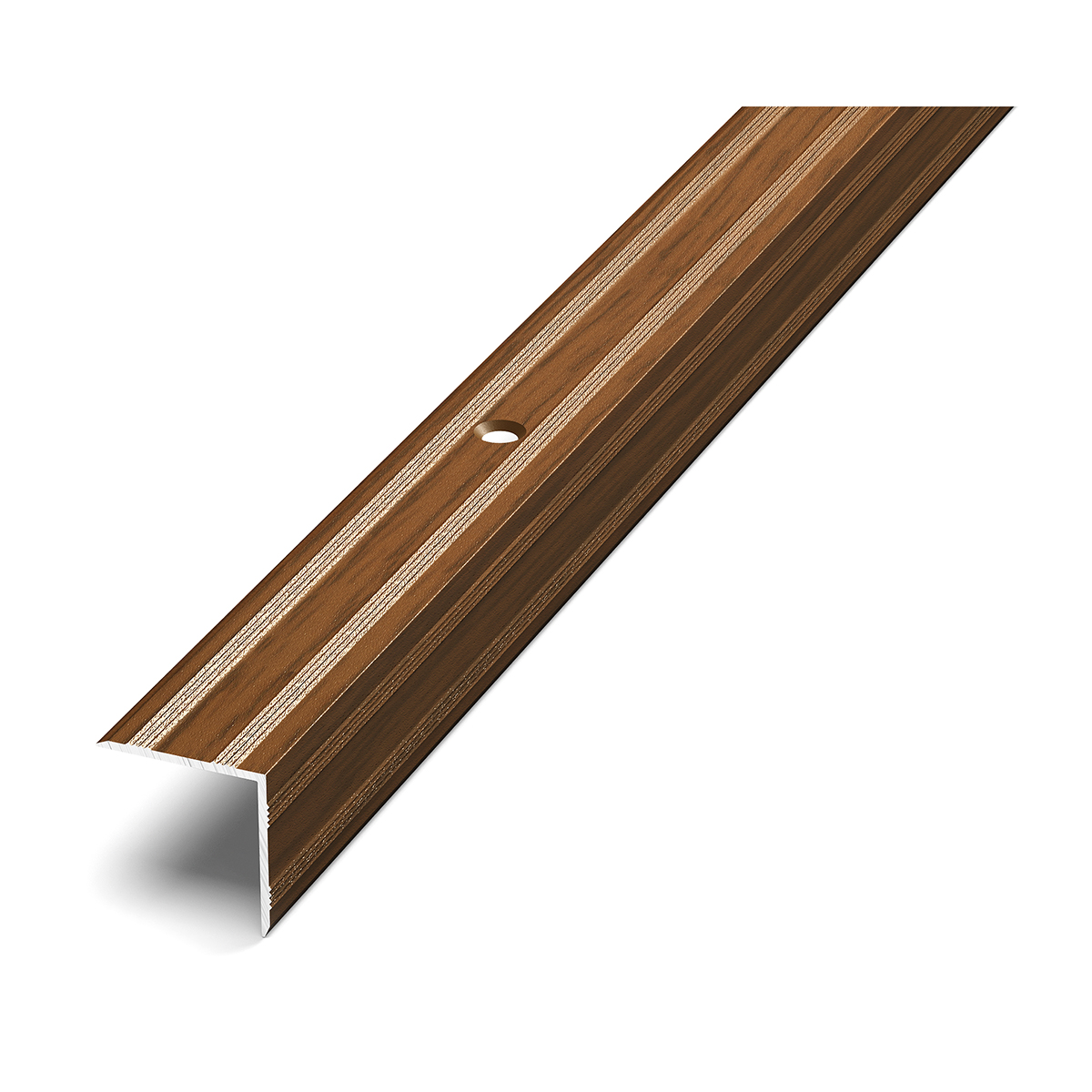 Порог пу-05 дуб темный 0,9 м 20 х 20 мм (6/24)  (пу 05.900.091)