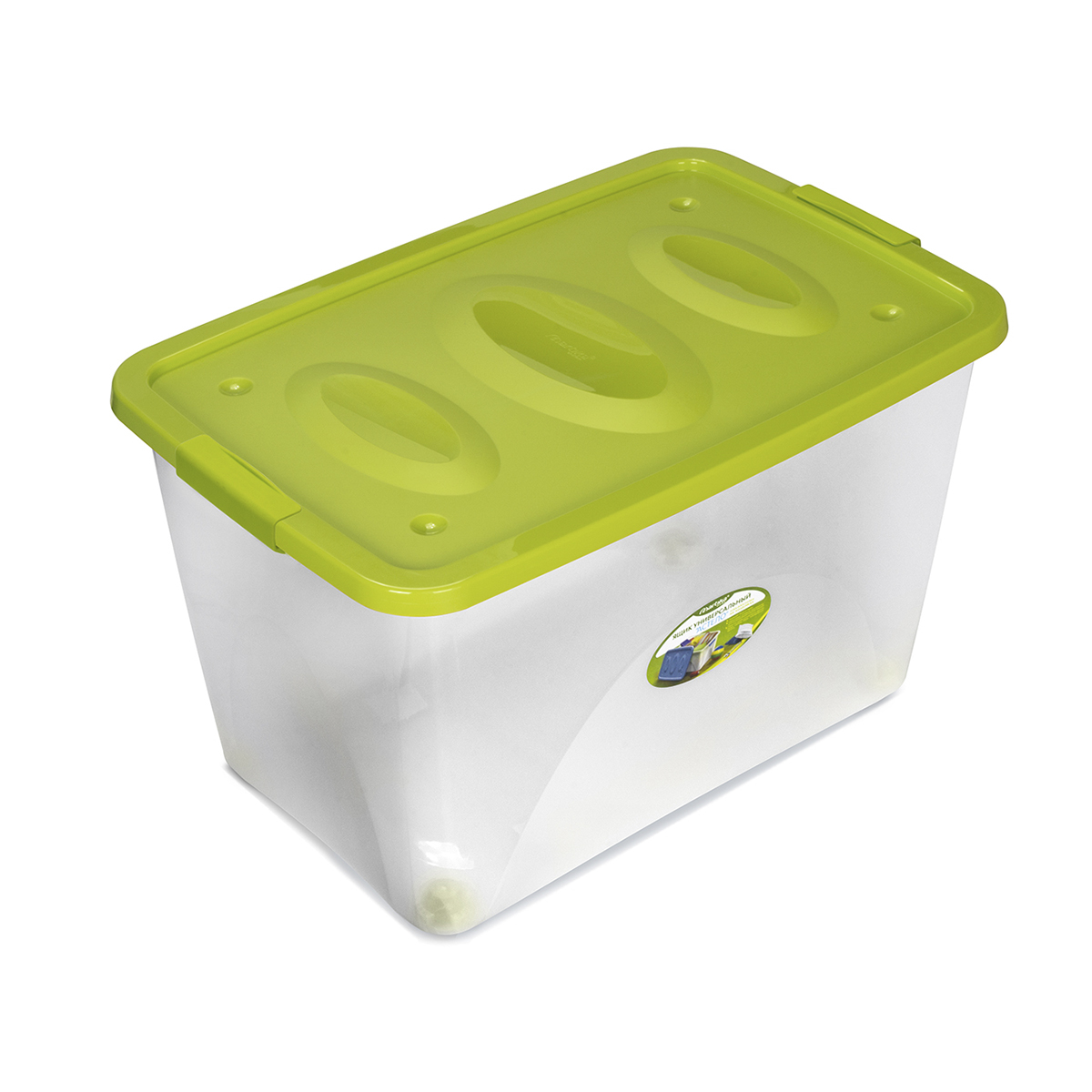 Ящик универс. "астело" 600*400*360 мм на колесах (оливковый) (1/4) "мартика" с666олв