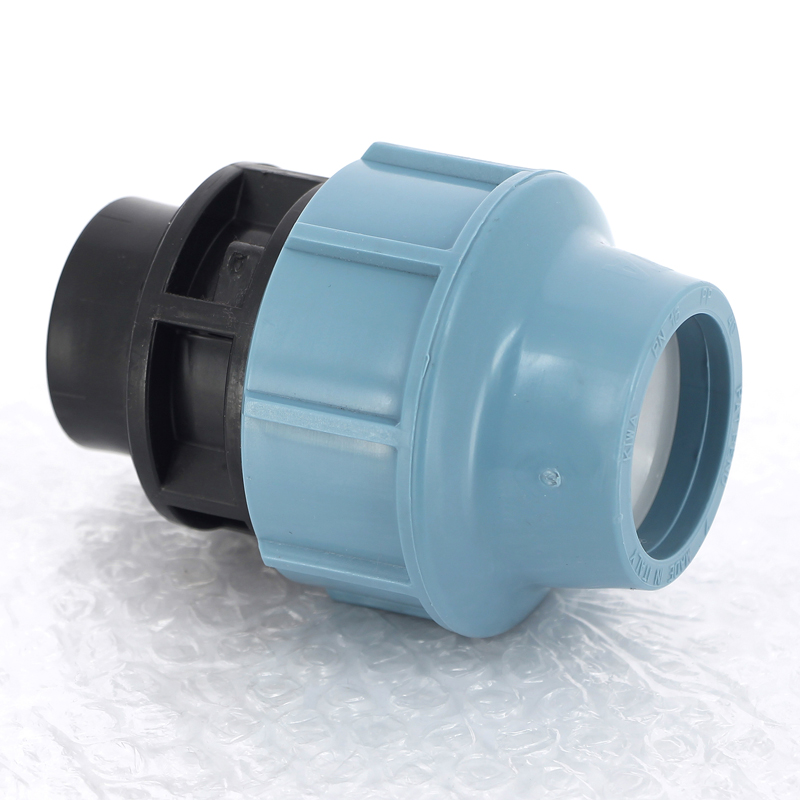 Муфта обжимная ВР 40 x 1" для водопроводных ПНД труб UNIDELTA