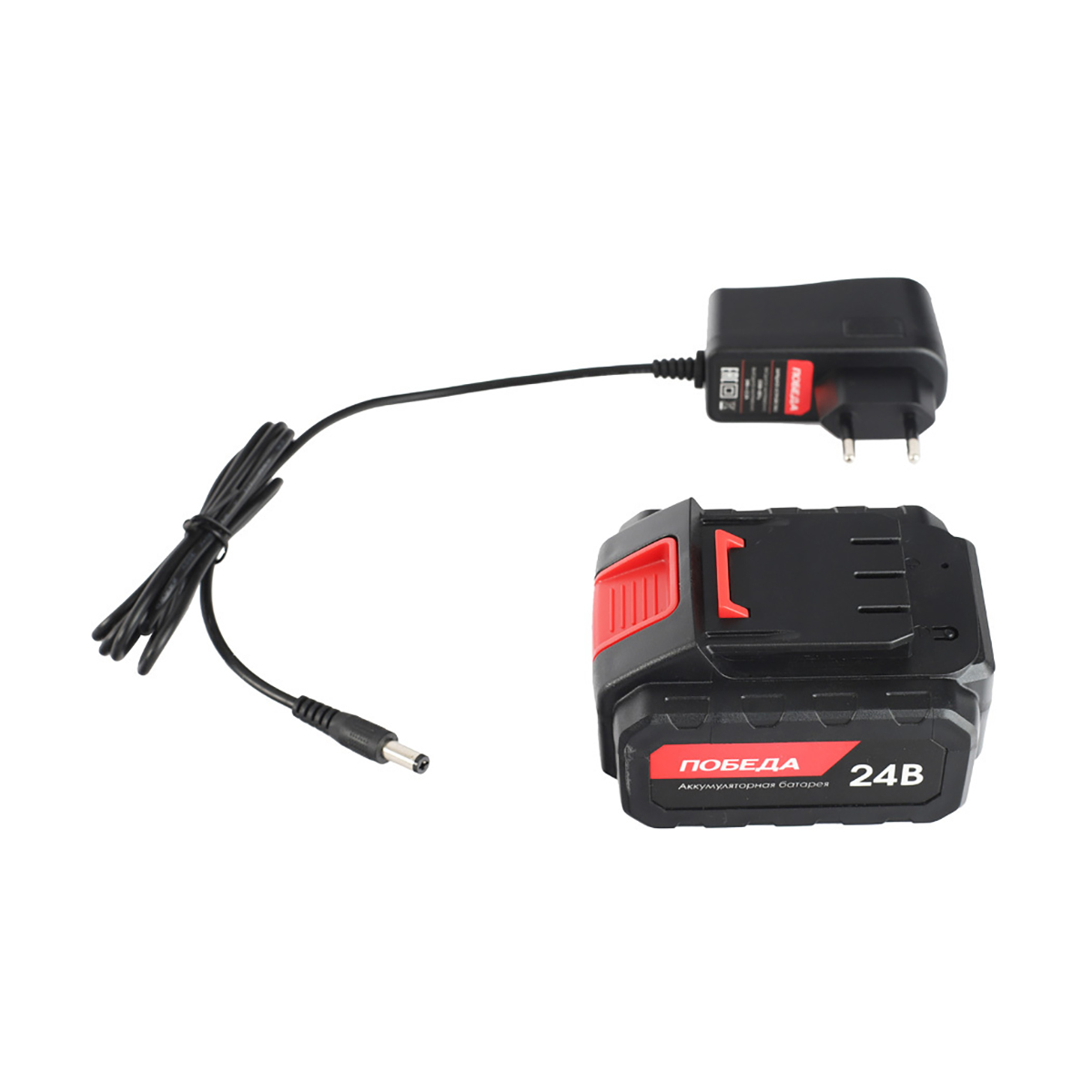 Дрель-шуруповерт аккум. да-24/2 ли (кейс) (1/10) "победа" 180201646
