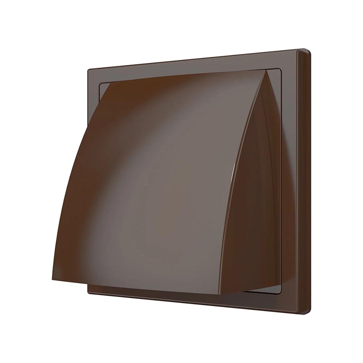 Выход стенной вытяжной с обратным клапаном 150 х 150 мм с фланцем d125 (1/20) "эра" 1515к12,5фв кор