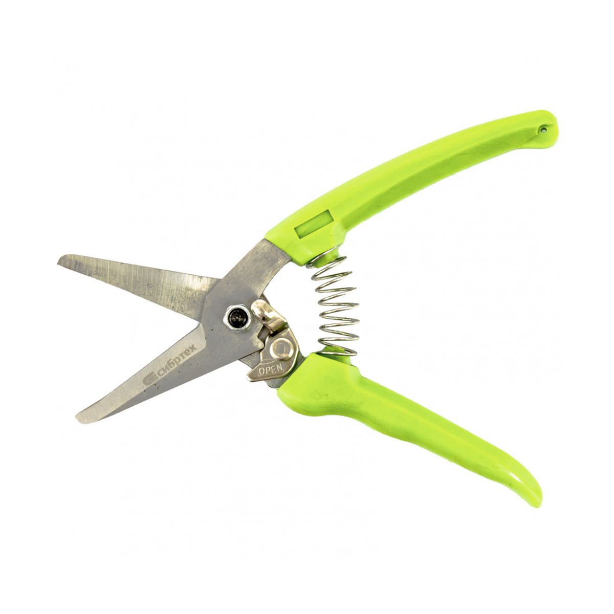 Секатор цветочный 205 мм, пласт. рукоятки (1/72) "сибртех"