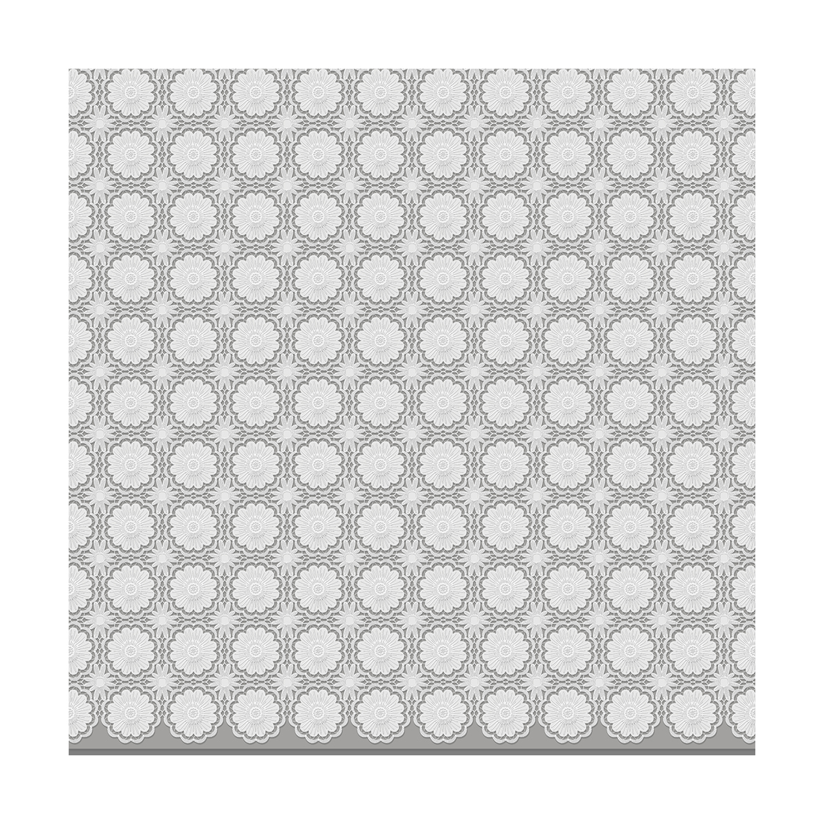 Скатерть пвх "элегия" d=135 см круглая (1/15) 005-white