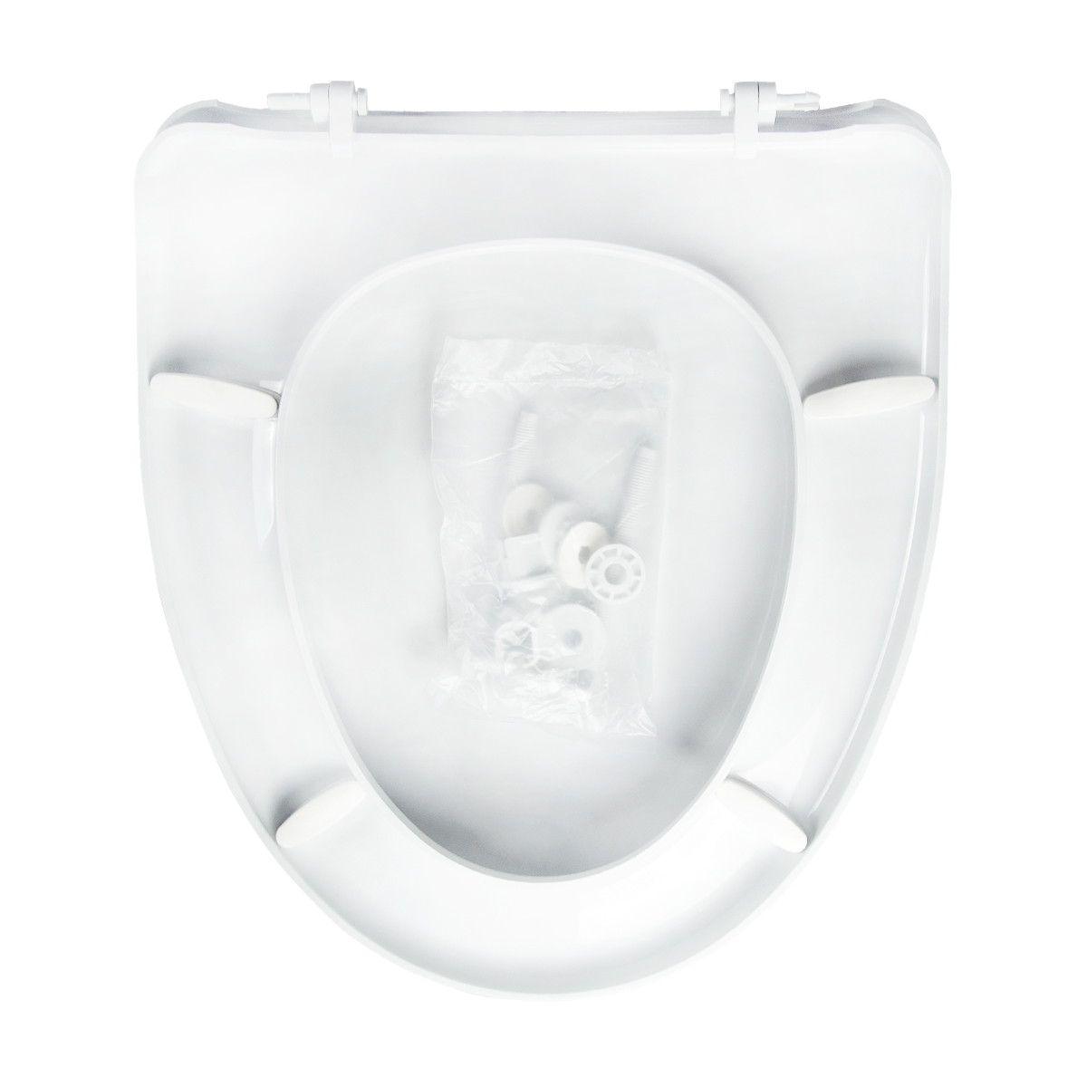 Сиденье для унитаза "элит-2" белое (1/10) "инкоэр"