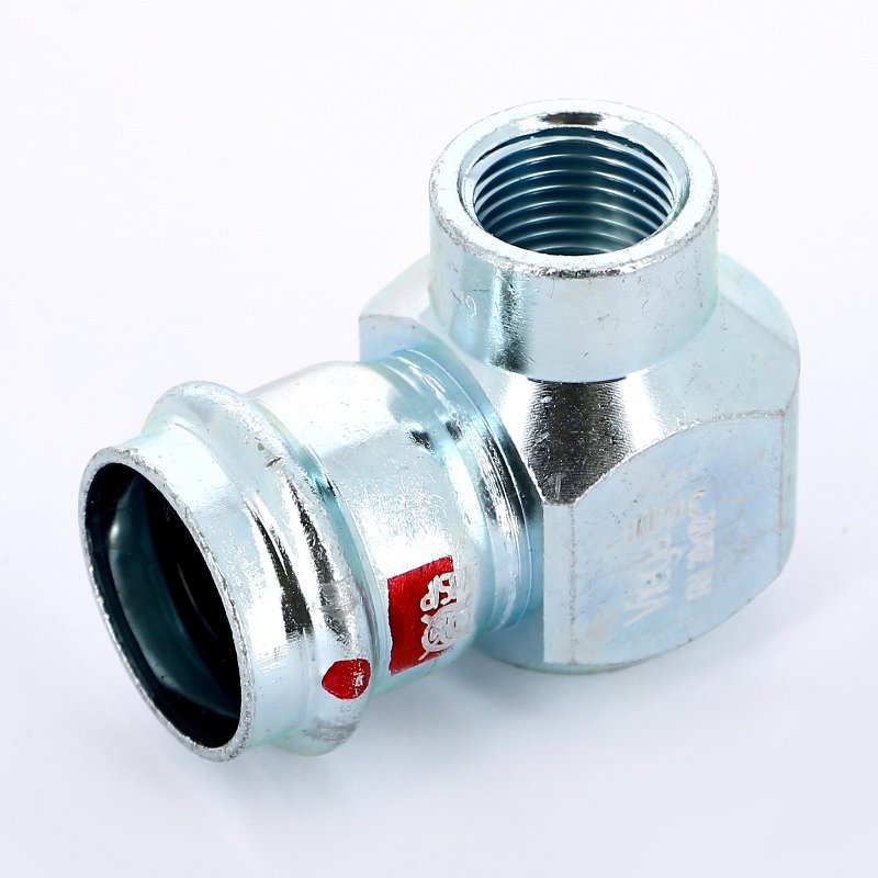 Угол пресс-В 28x1/2" оцинкованная сталь Prestabo VIEGA