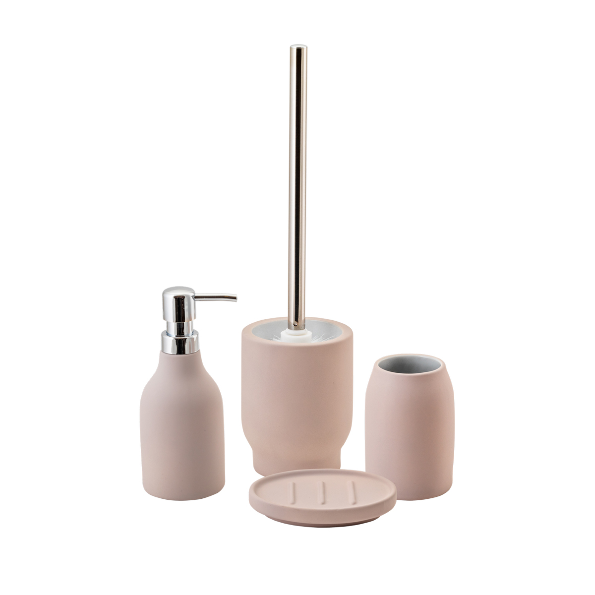 Стакан для ванной комнаты "unna" керамика/резина (жемчужный) (1/12) "аквадекор" atc-1204prl-03