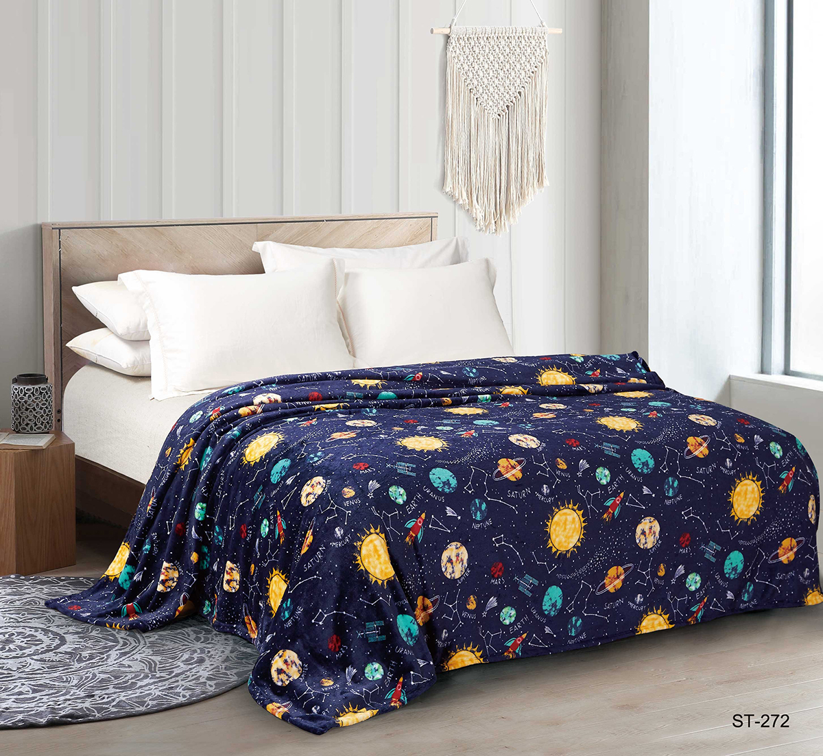 Плед велсофт st-272  200*240 см (1/8) "sonnet"