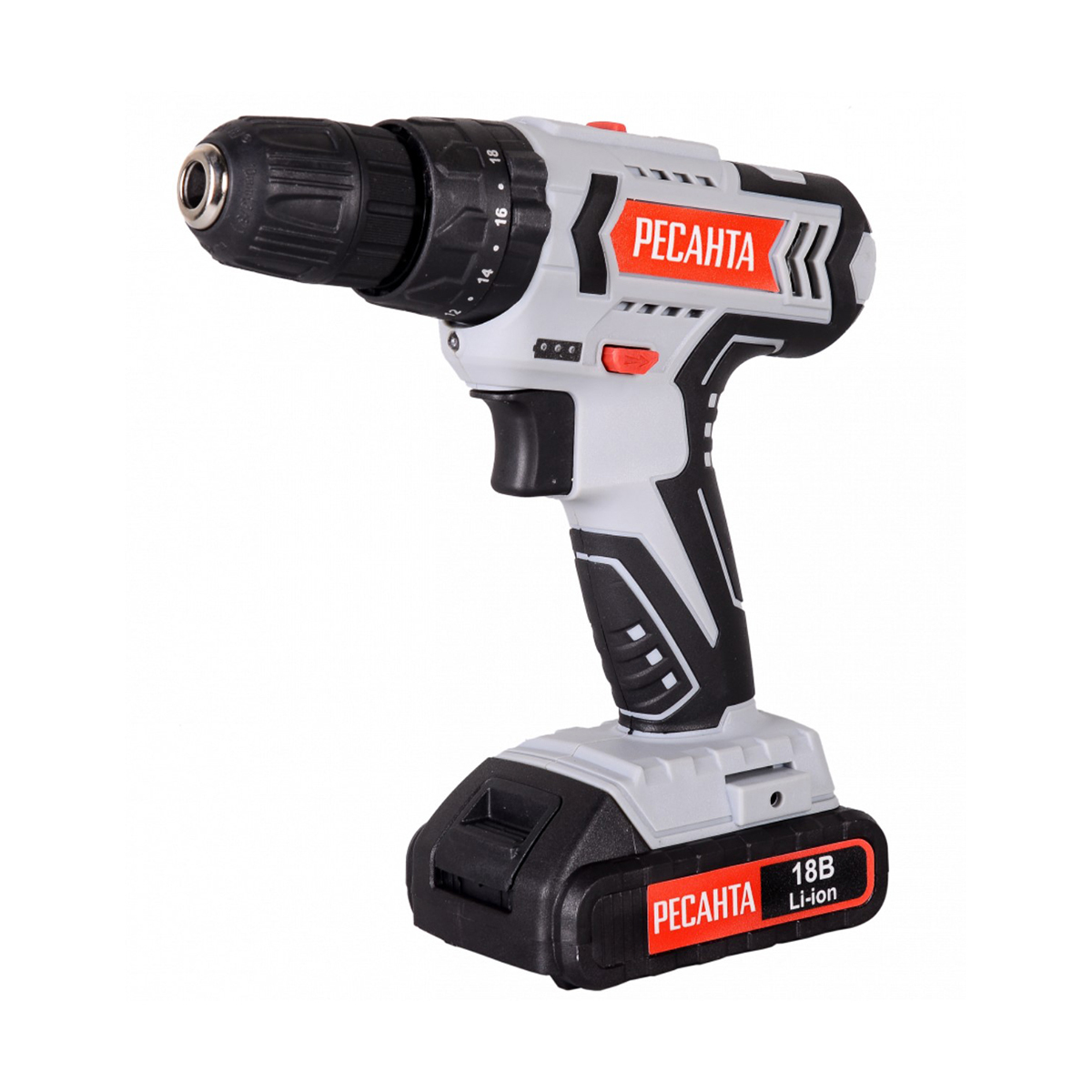 Дрель-шуруповерт аккум. да-18-2лк-у "ресанта"