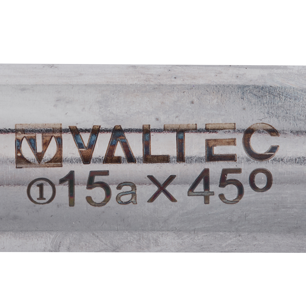 Отвод безраструбный 15 45° нержавеющая сталь VALTEC пресс