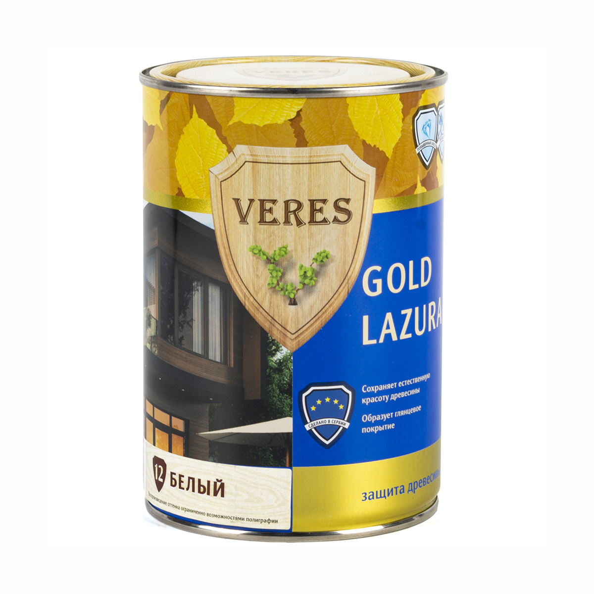 Верес gold №12 белый  0,9 л (1/6) "veres"